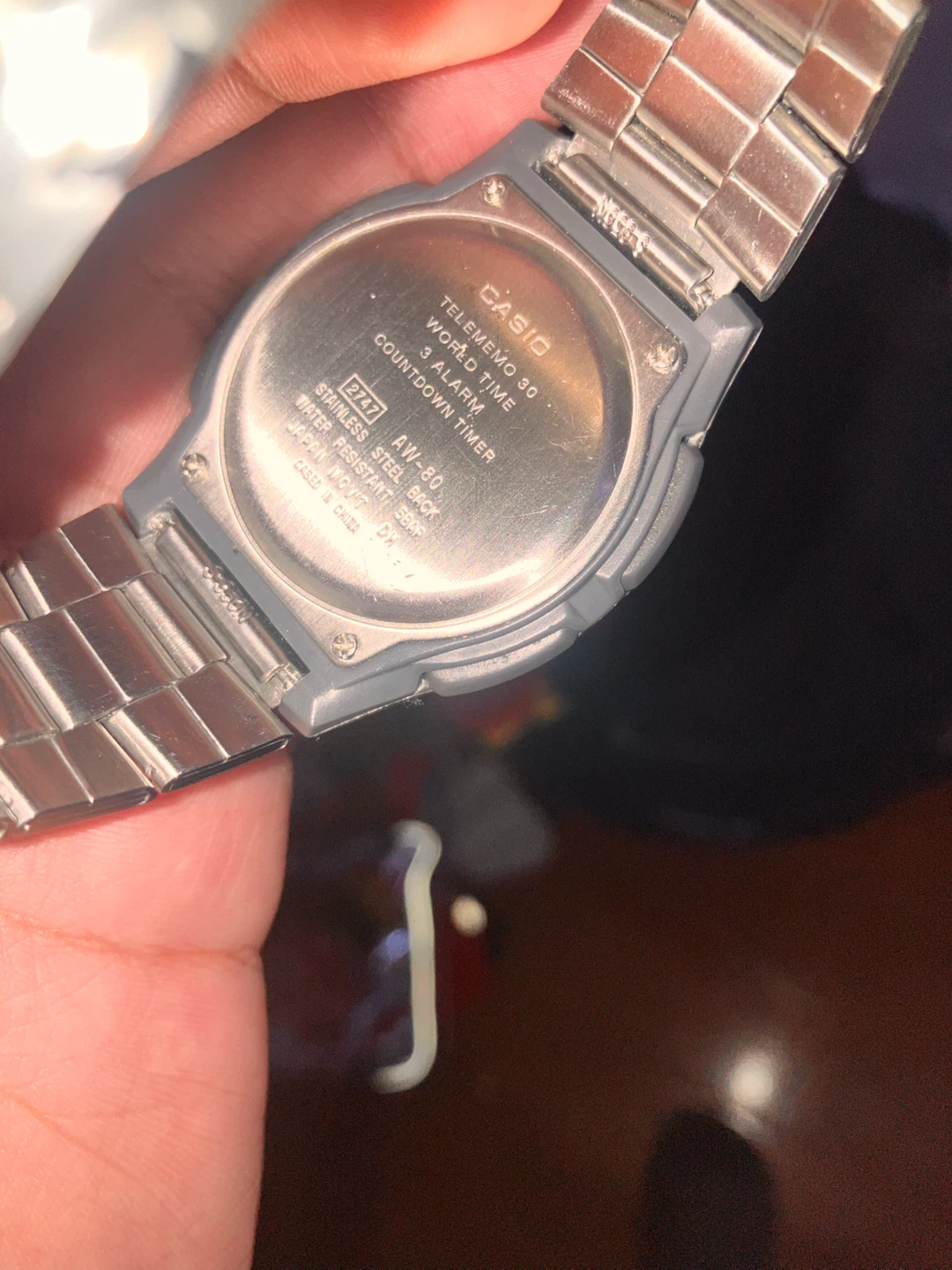 Casio Telememo 30 World Time Watch AW-60 - photo 2