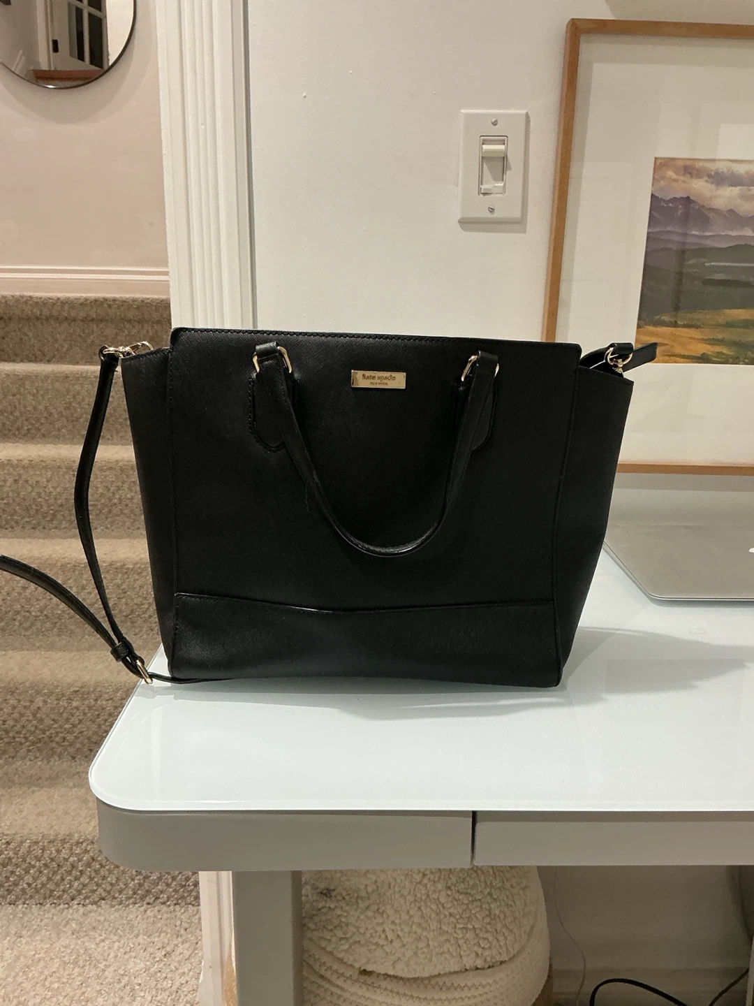 Kate Spade Black Leather Tote Bag - photo 2