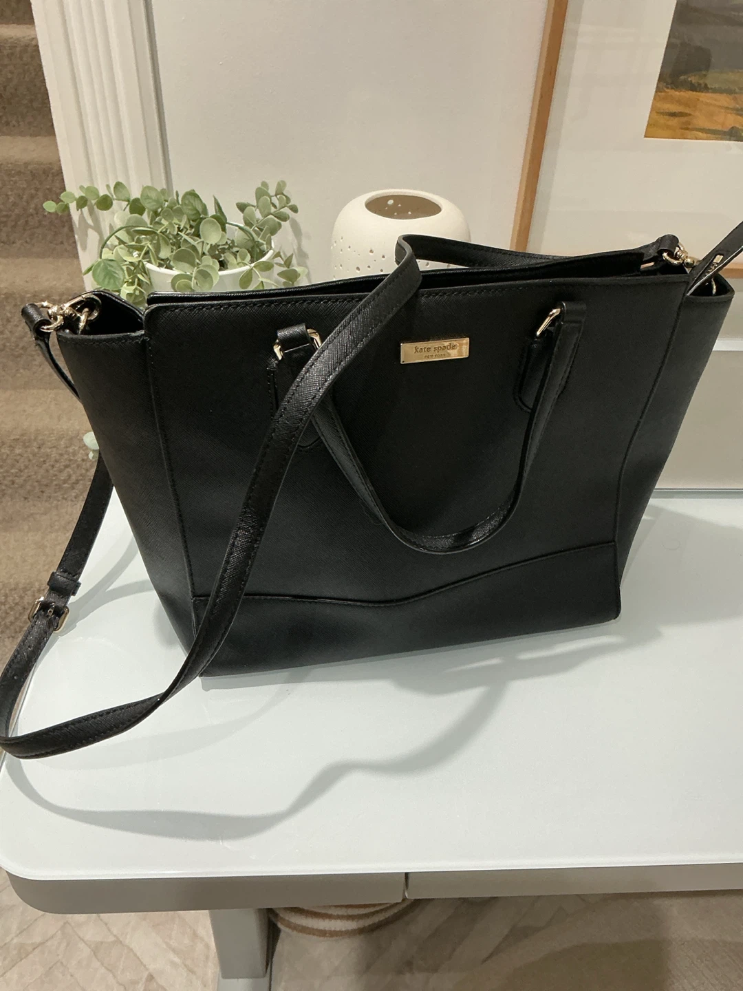 Kate Spade Black Leather Tote Bag - photo 5