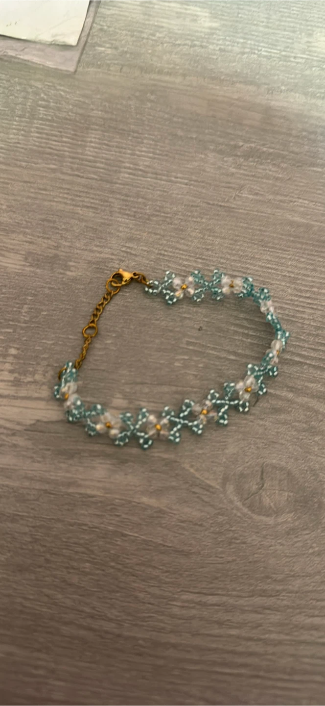 Beaded Flower Bracelet