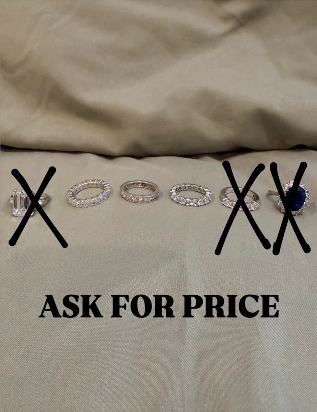 Sterling Silver rings size 7