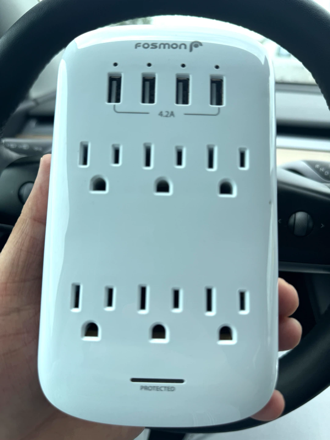 Fosmon Surge Protector with 4 USB Ports