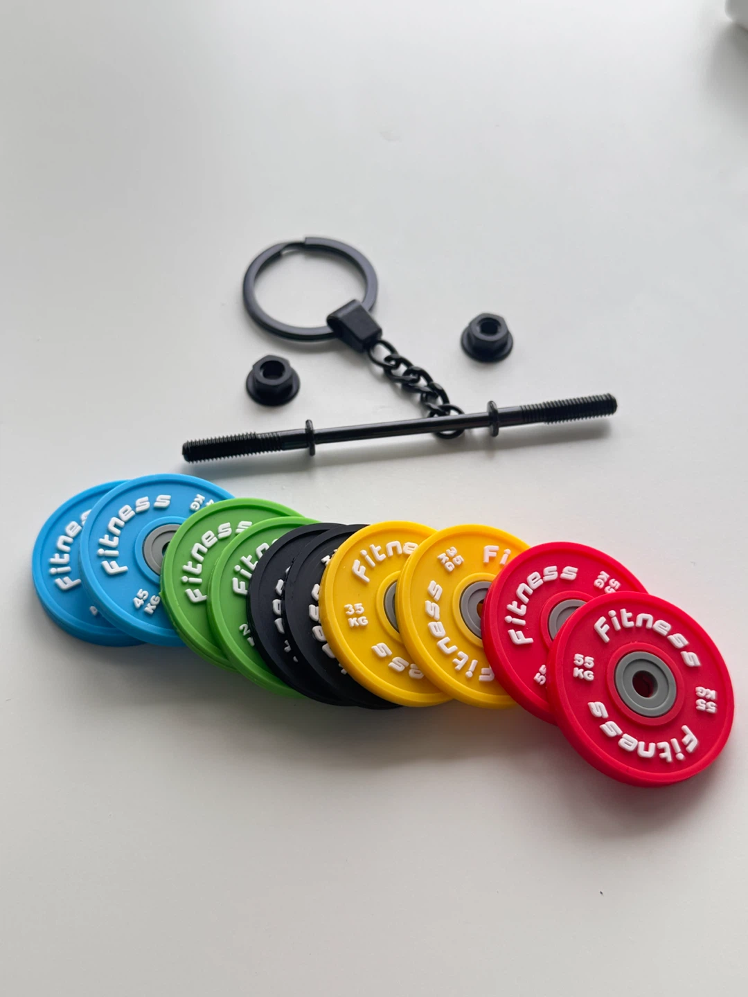 Fitness Themed Keychain Set - photo 2