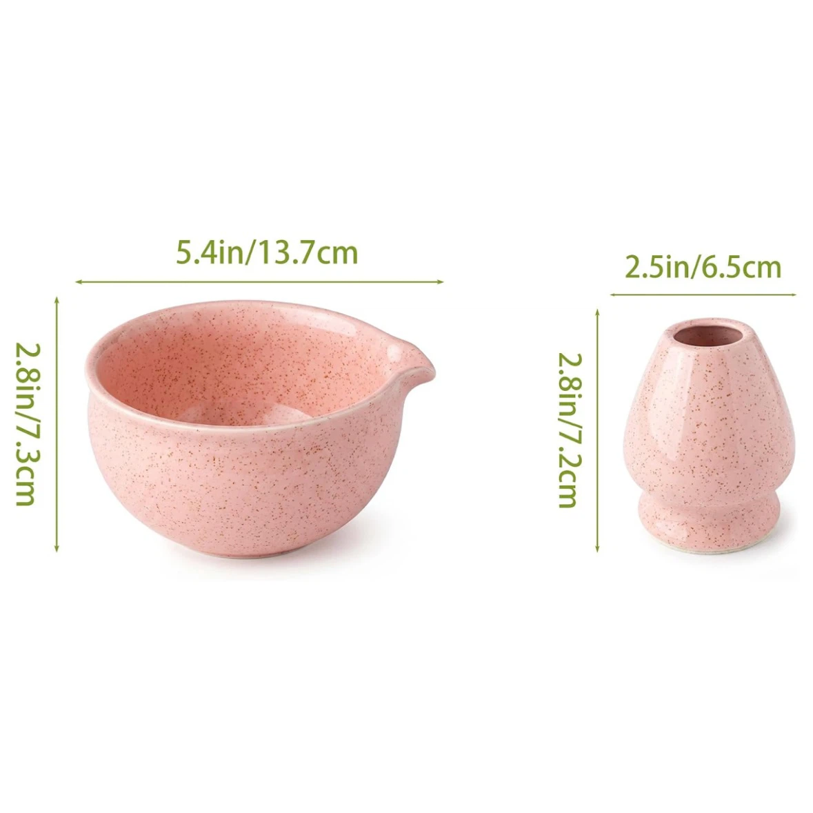 Brand New Pink Matcha Bowl and Matcha Whisk Holder - photo 4