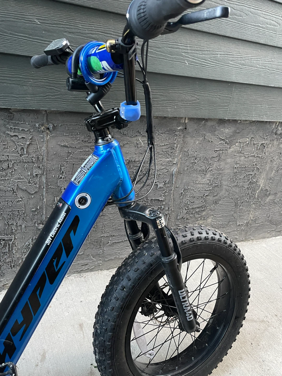 Blue HYPER ULTRA40 Electric Fat Tire Bike - photo 3