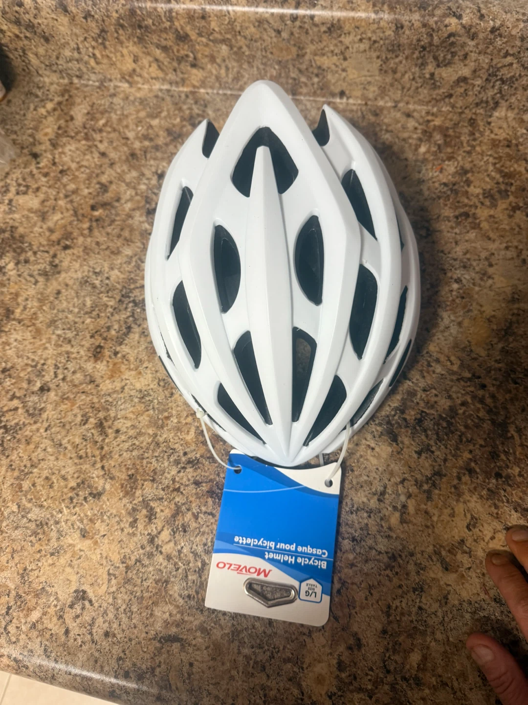 Movelo Bicycle Helmet - White - L/G