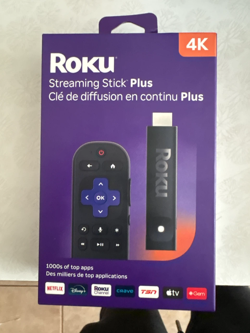 Roku Streaming Stick Plus 4K