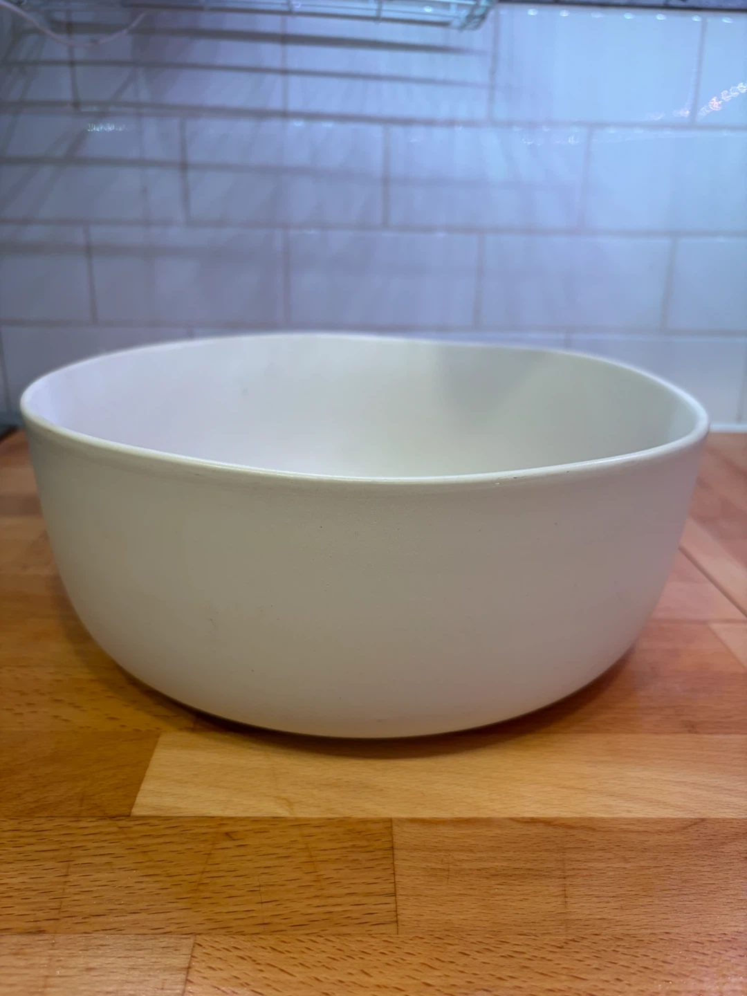 Beige Serving Bowl