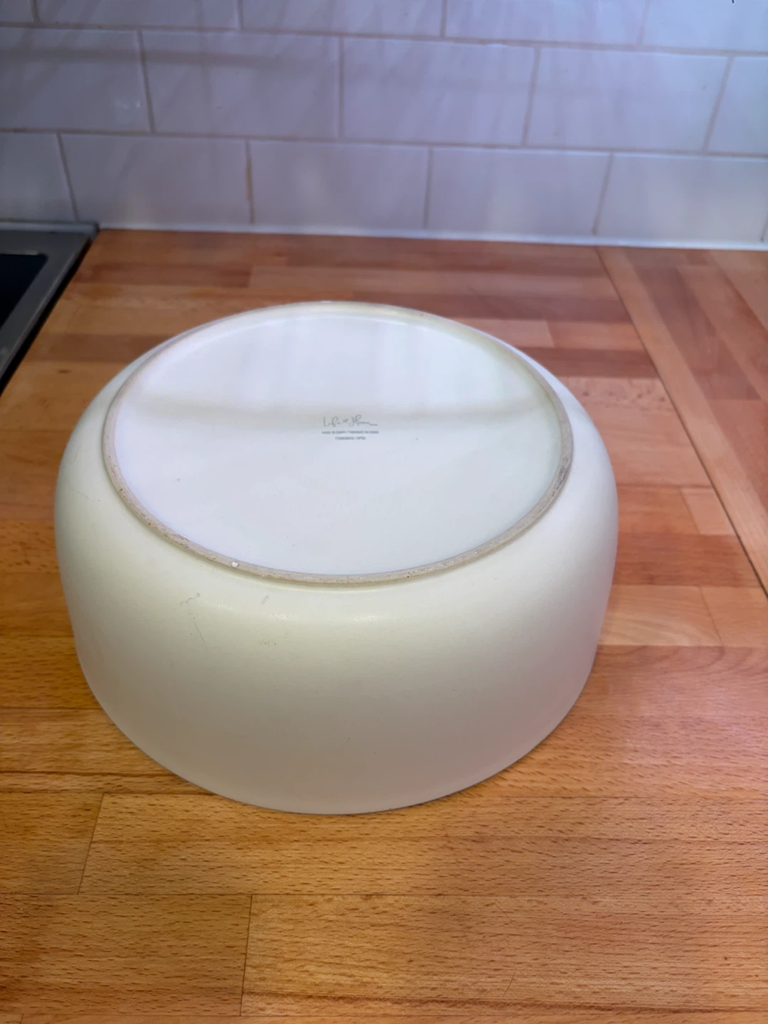 Beige Serving Bowl - photo 3