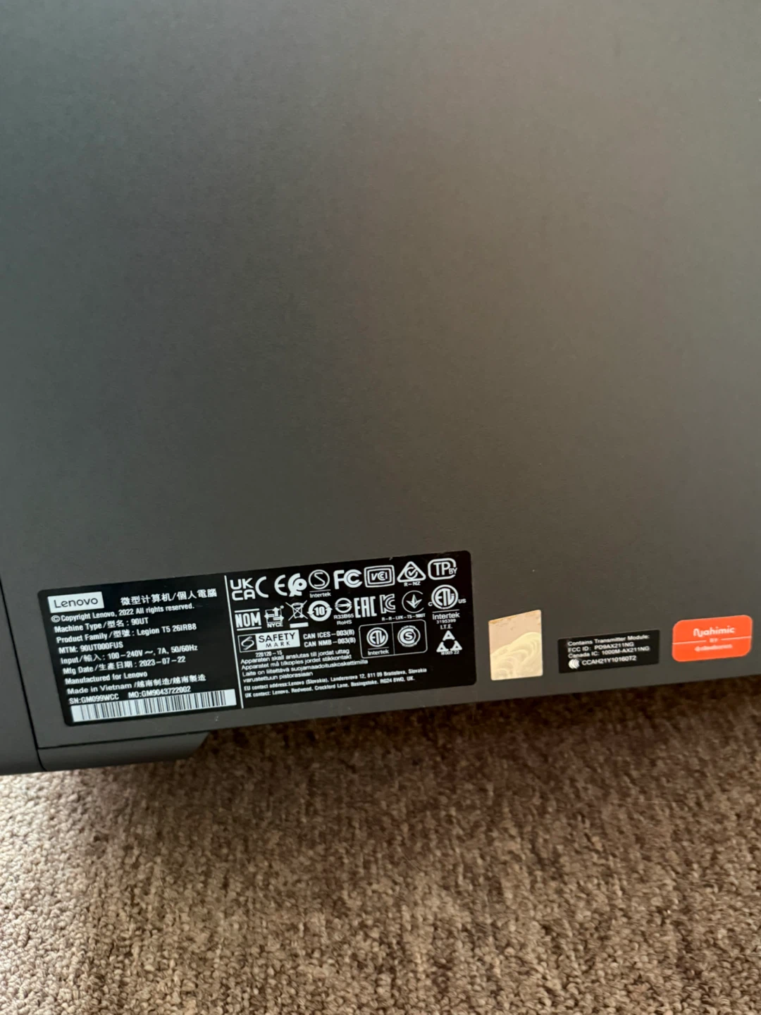 Lenovo Legion Gaming PC - photo 5