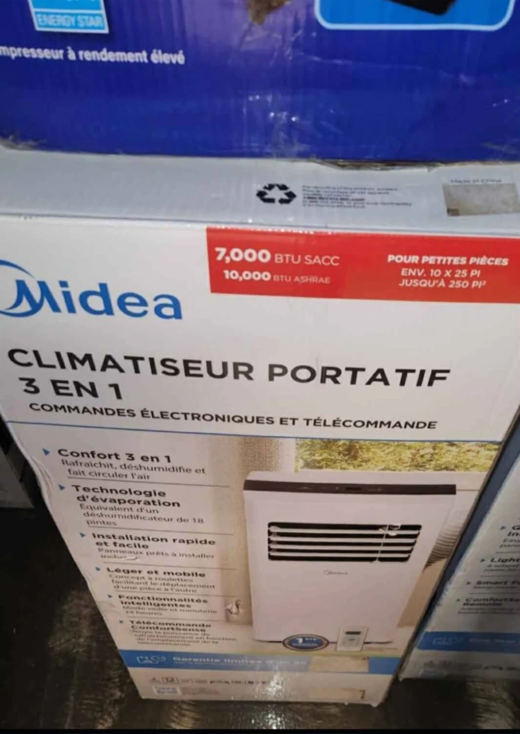 Midea 3-in-1 Portable Air Conditioner 7,000 BTU - photo 2