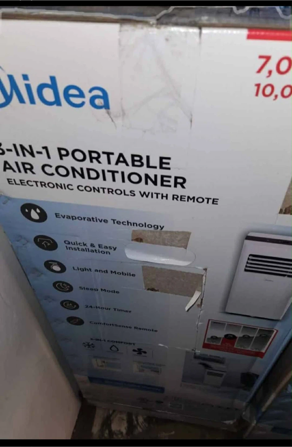 Midea 3-in-1 Portable Air Conditioner 7,000 BTU - photo 3