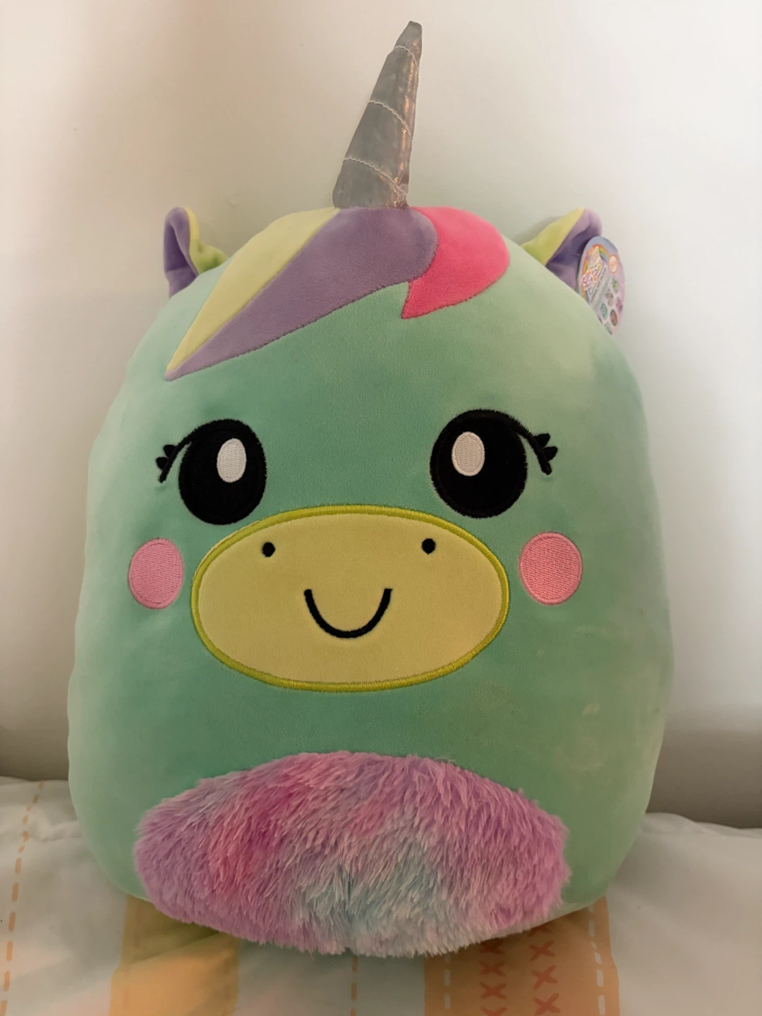 Squishmallow Plush Toy - Green Unicorn