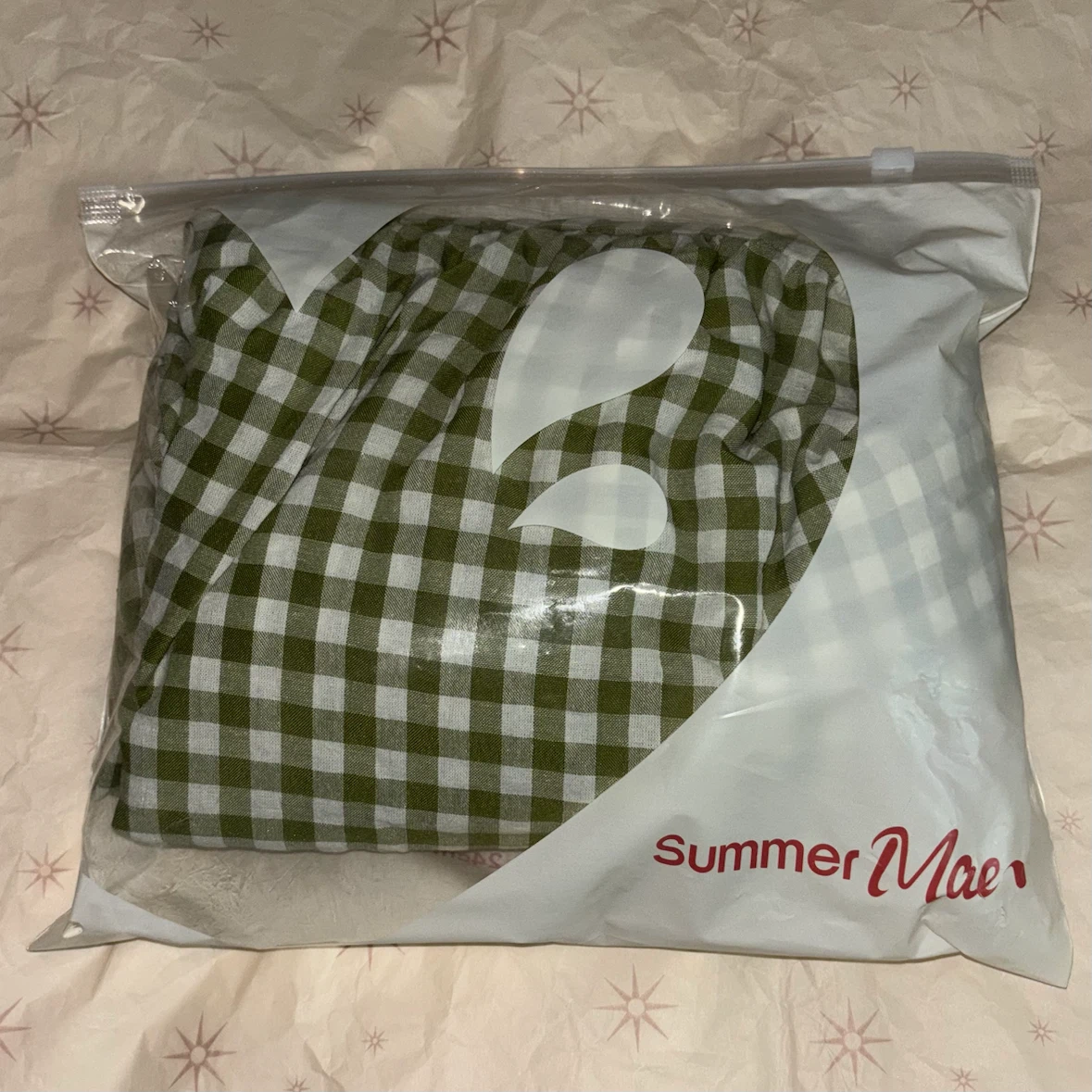 Brand New Summer Mae Green Gingham Dress (Medium) - photo 2