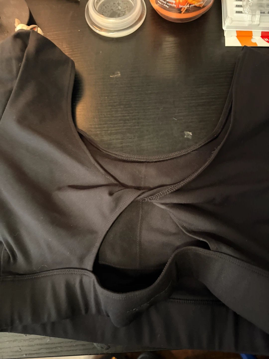 M Nova Sport Black Long Sleeve Cropped Top - photo 2