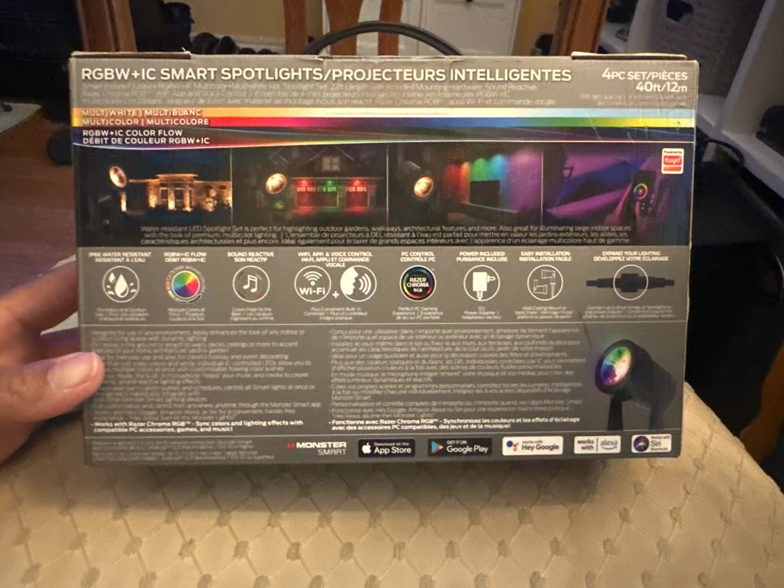Monster Smart RGBW+IC Smart LED Spotlights