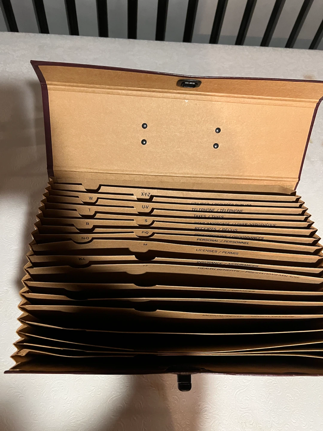Expandable Accordion File Organizer Folder Case - photo 2