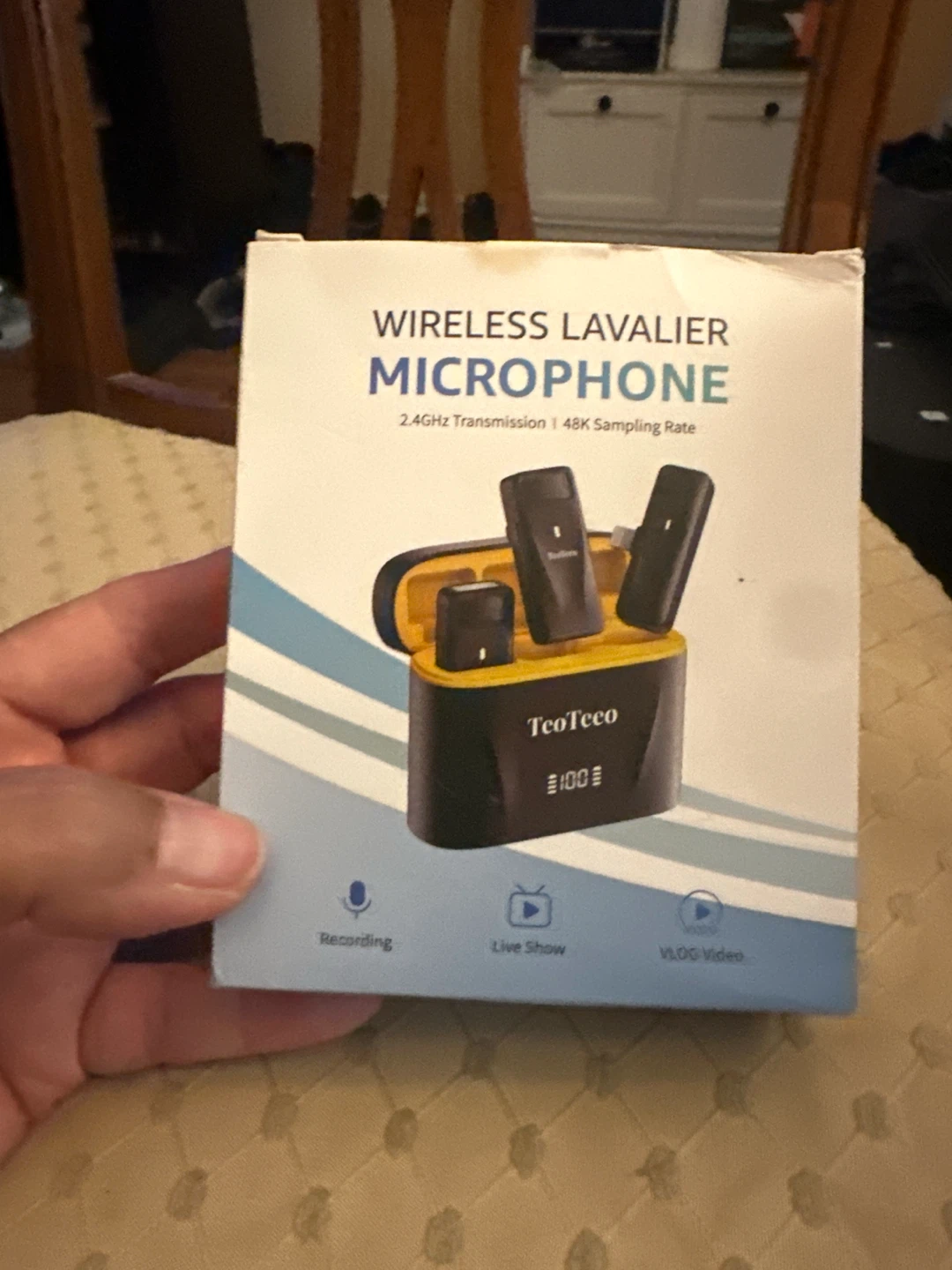 TeoTeco Wireless Lavalier Microphone Set