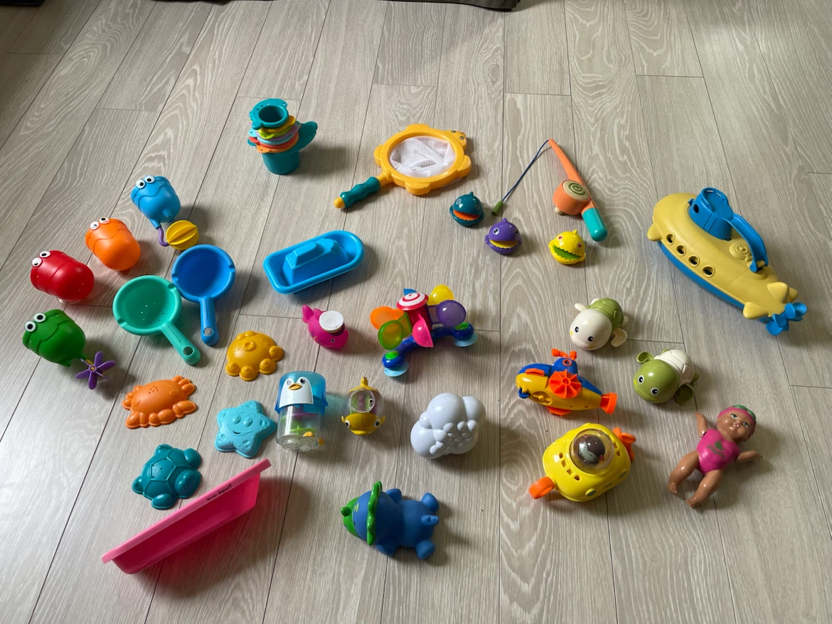 Lot of Bath & Water Toys