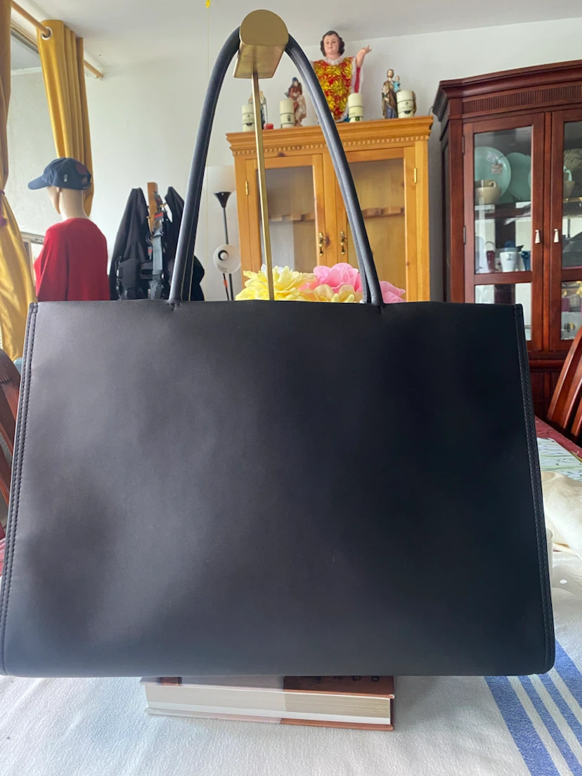 Tory Burch Black Leather Tote Bag - photo 4