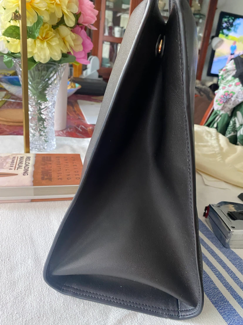 Tory Burch Black Leather Tote Bag - photo 5