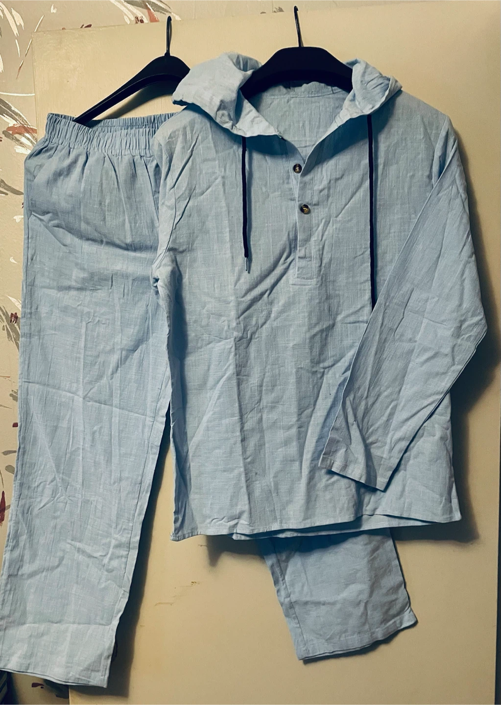 Light Blue Hooded Set size M