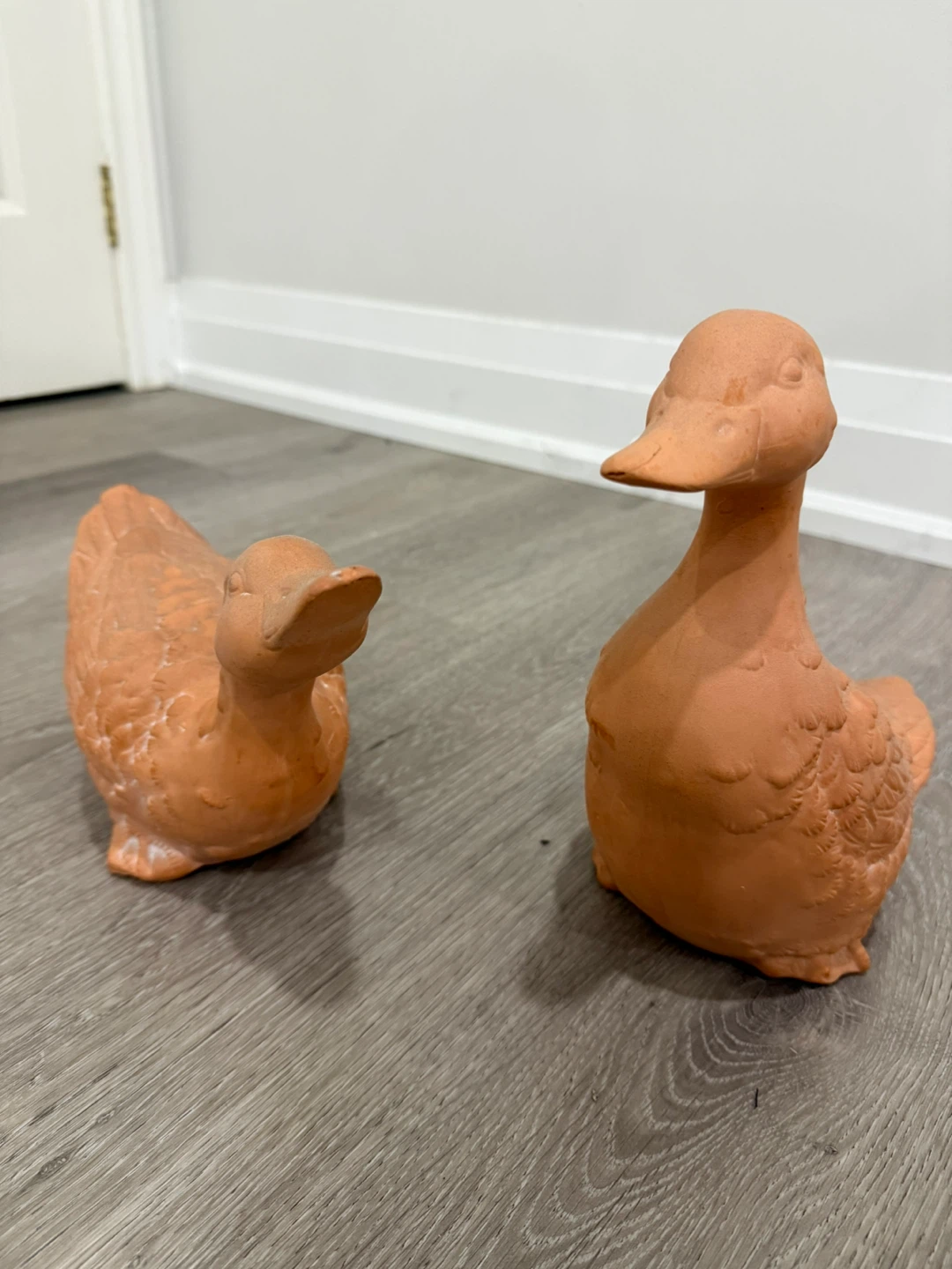 Terracotta Duck Figurines
