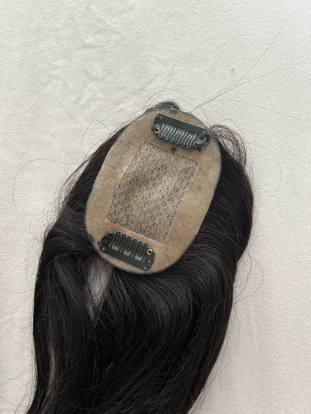 Nish Hair Natural Black Silk Base Hair Topper Extension - photo 2