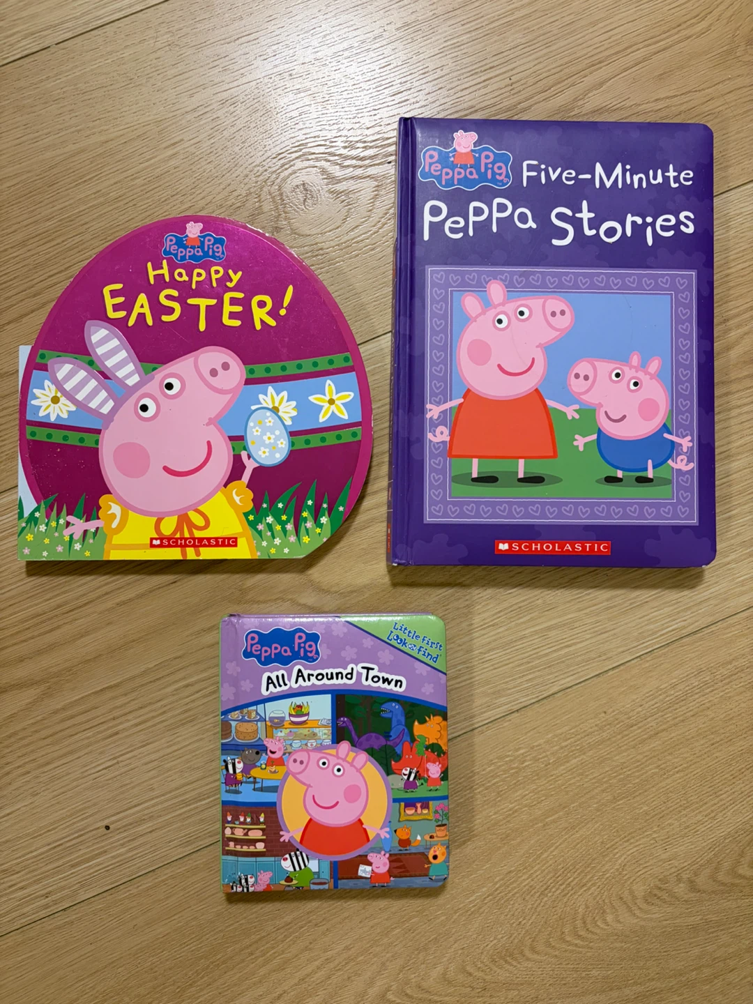 Peppa Pig Books - Happy Easter, Peppa Stories, All Around Town