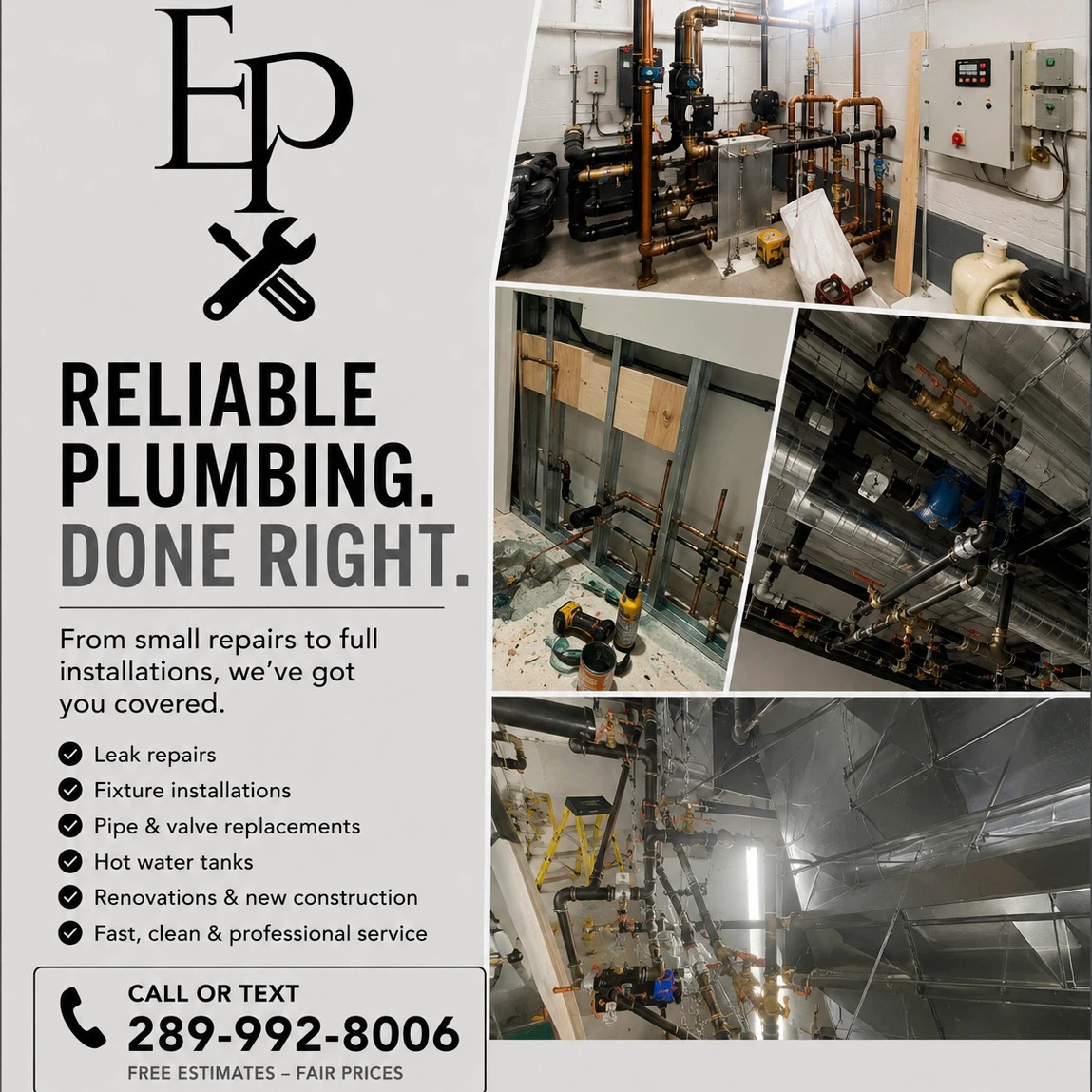 Plumber – Leak Repairs & Faucet Installations | Whitby