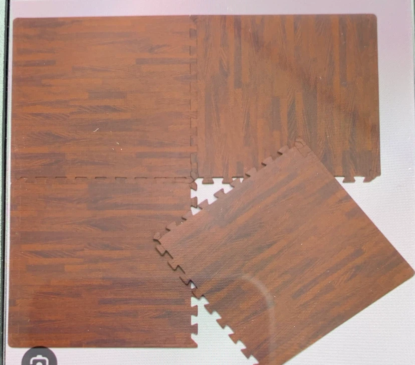 Interlocking Foam Floor Mats - Wood Grain - photo 5