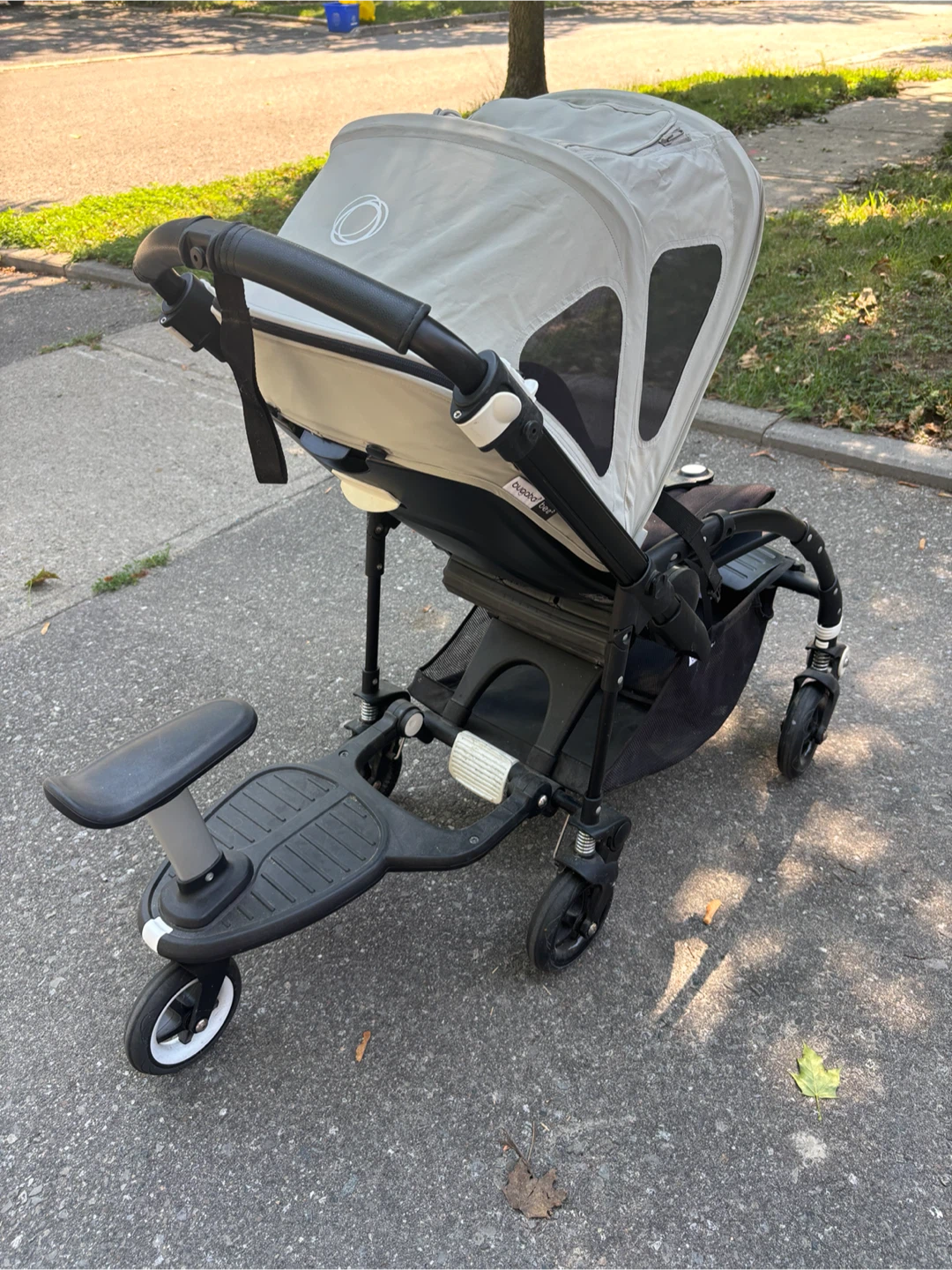 Bugaboo Bee 5 Stroller with Wheeled Board and Extra Sun Canopy