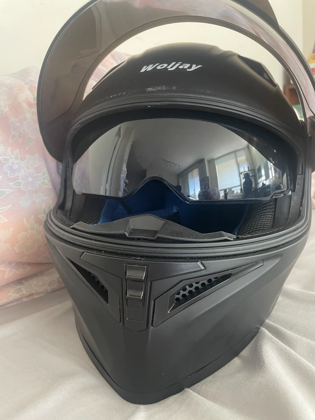 Woljay Motorcycle Helmet with Visor - photo 2