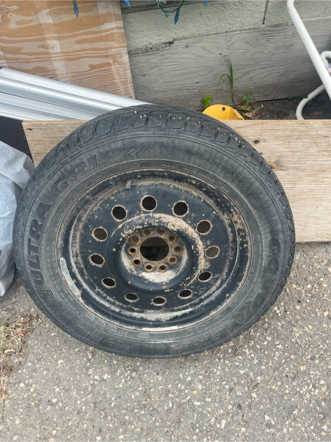 4 Goodyear Ultra Grip Tire and Rim - photo 2