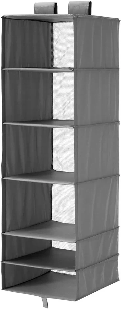 2x Grey IKEA Hanging Closet Organizer
