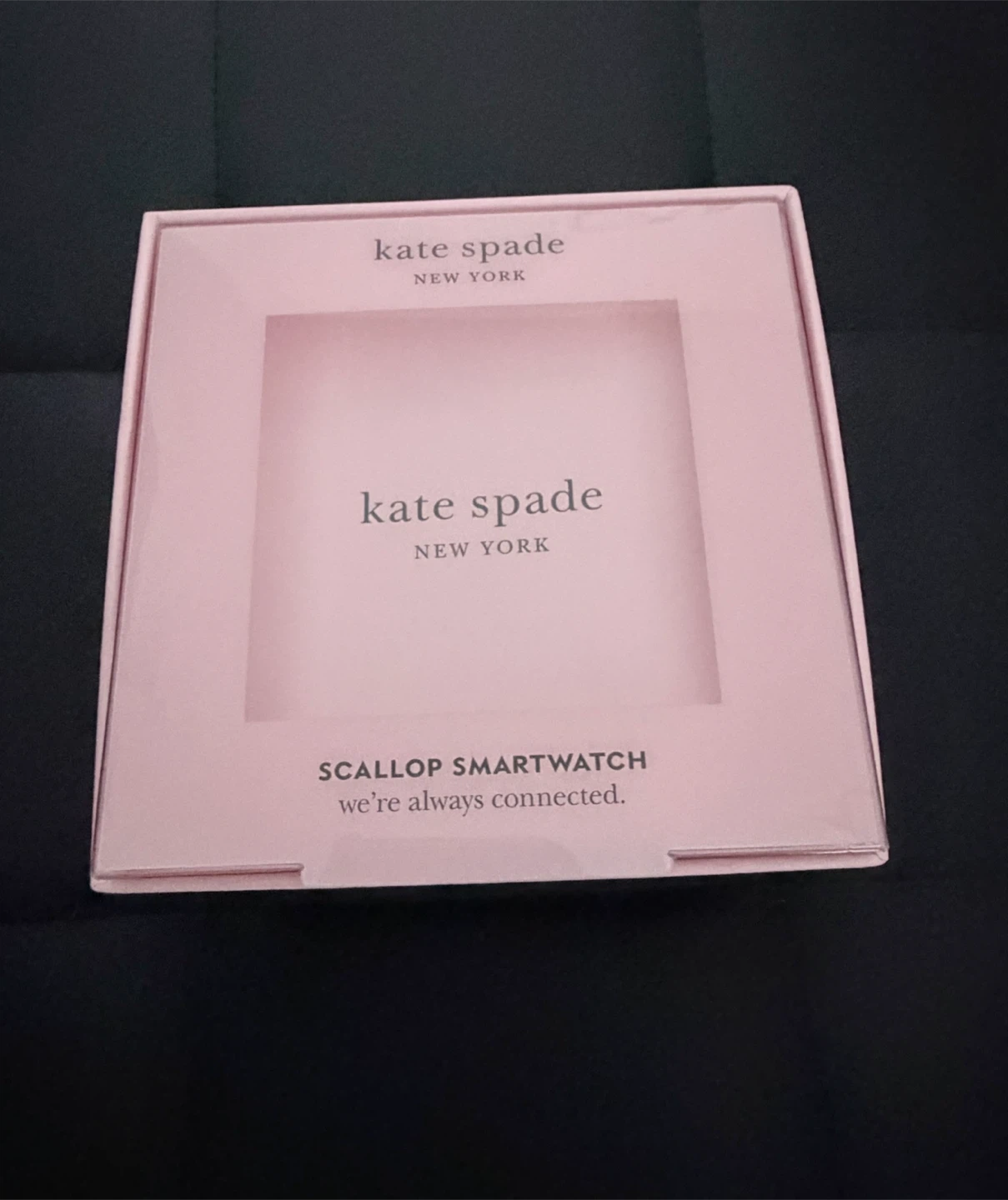 Kate Spade Scallop Smartwatch - Pink Leather