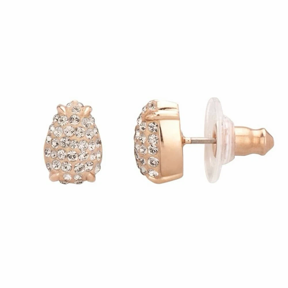 SWAROVSKI ROSE GOLD TONE MIX CRYSTAL Pierced EARRINGS