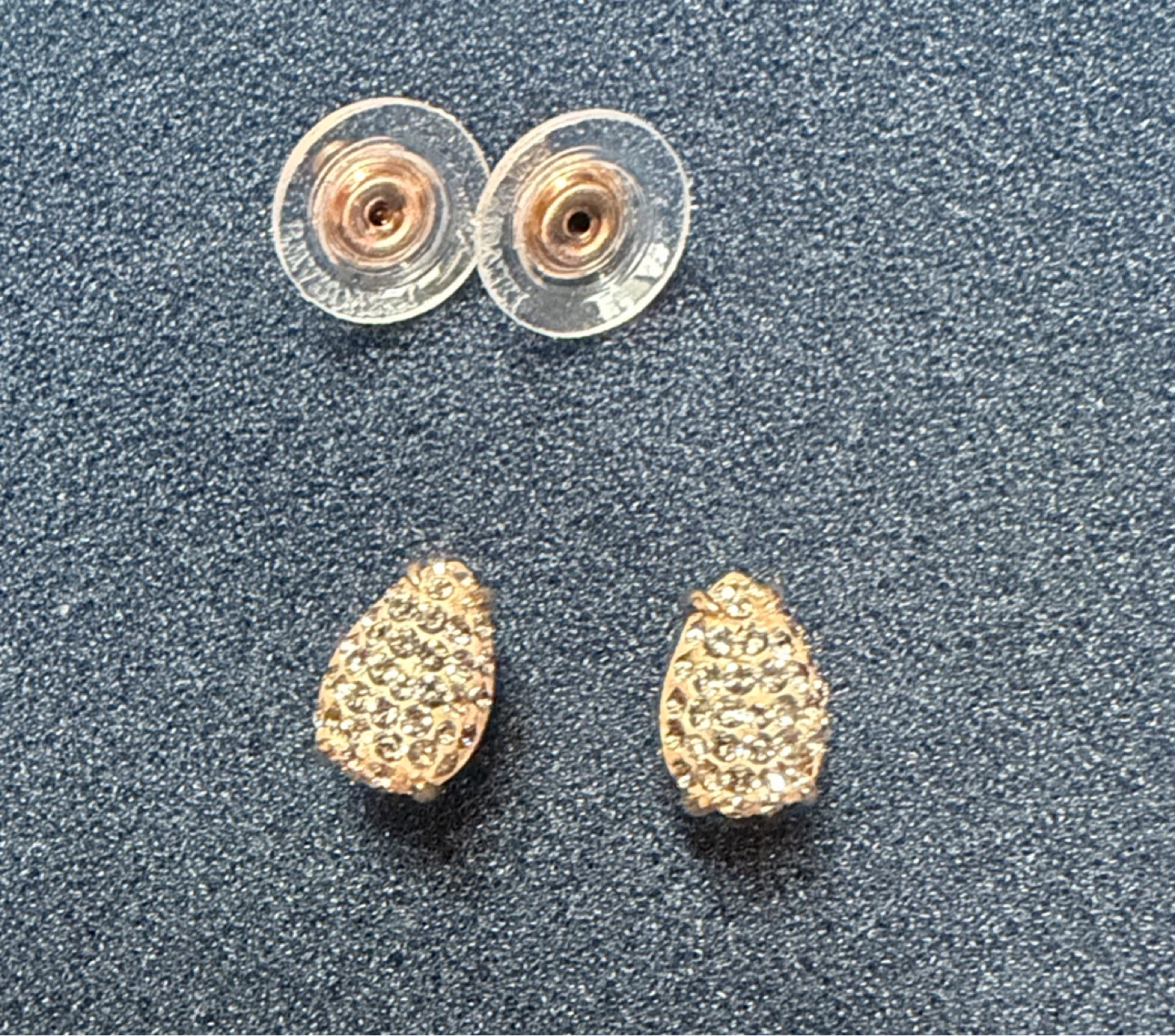 SWAROVSKI ROSE GOLD TONE MIX CRYSTAL Pierced EARRINGS - photo 2