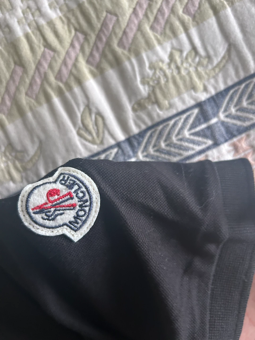 Moncler Black Polo Shirt L - photo 4