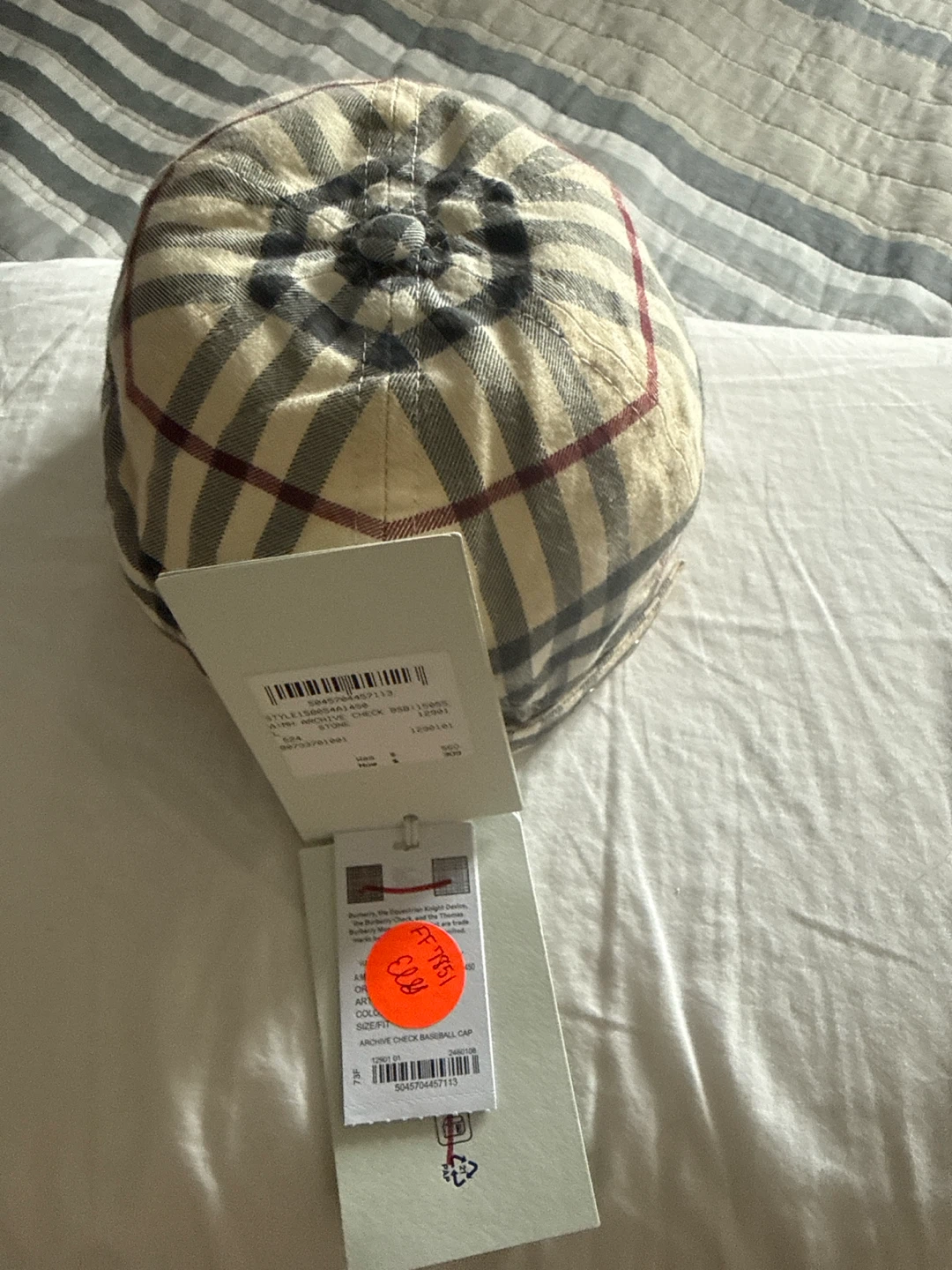 Burberry Archive Check Baseball Cap - photo 4