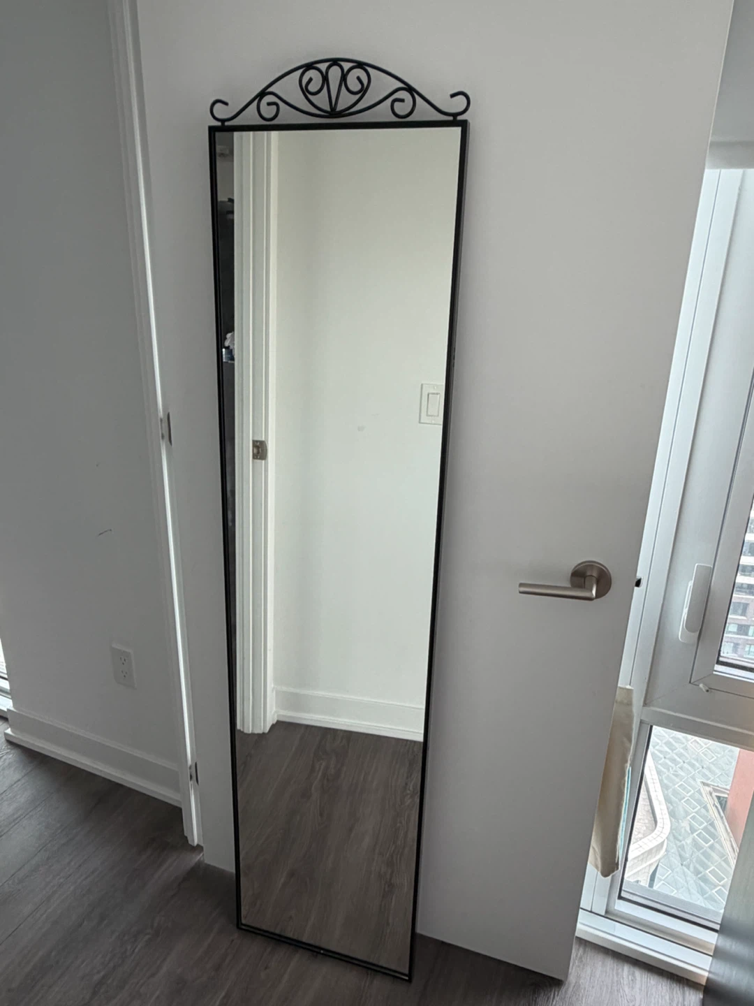 IKEA Standing Mirror (Black) – Full Length