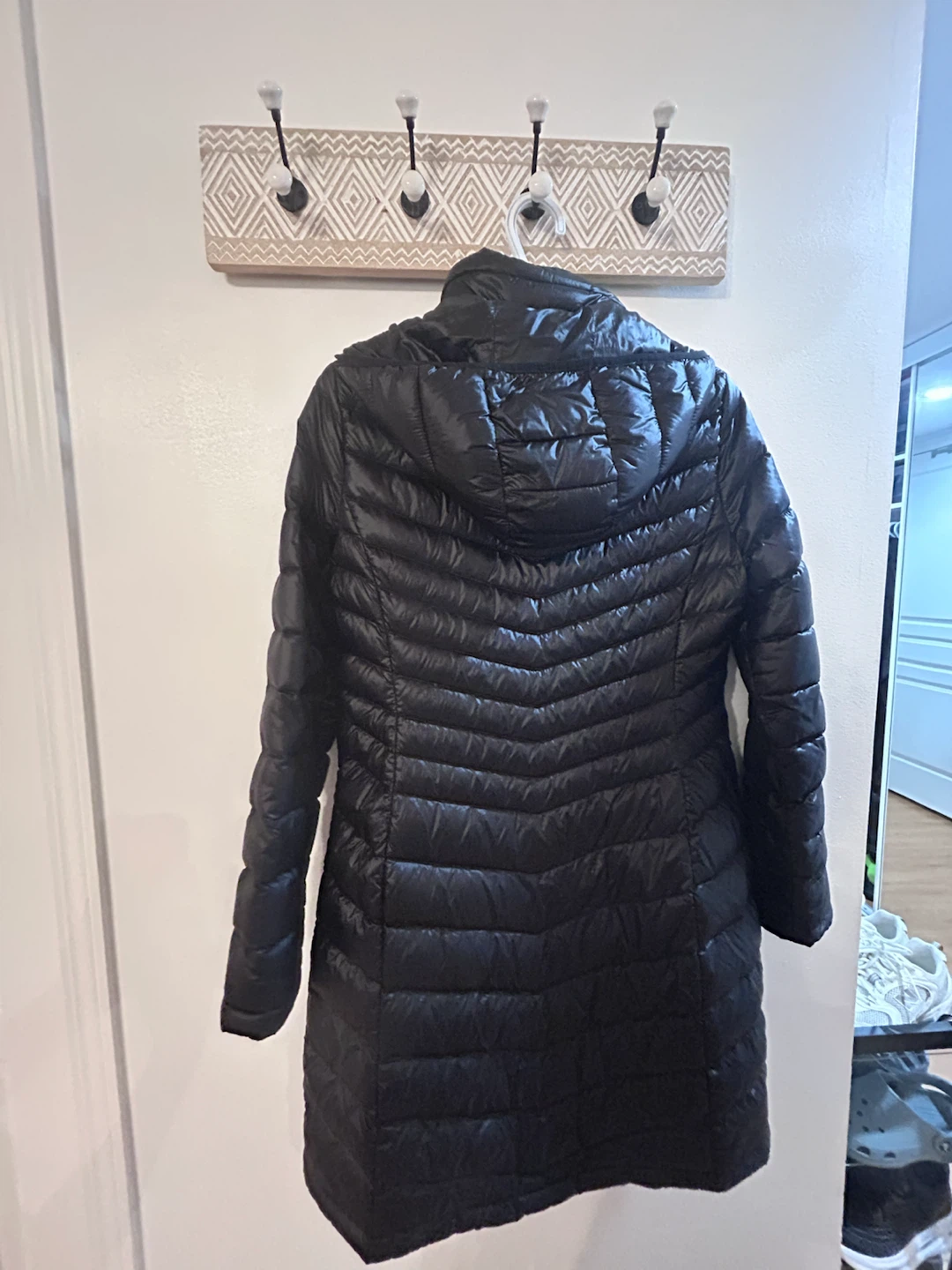 Black Down Puffer Coat - Size S/P - photo 2