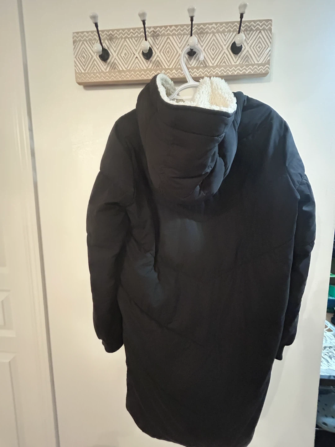Garage Puffer Coat with Sherpa Lining - photo 3