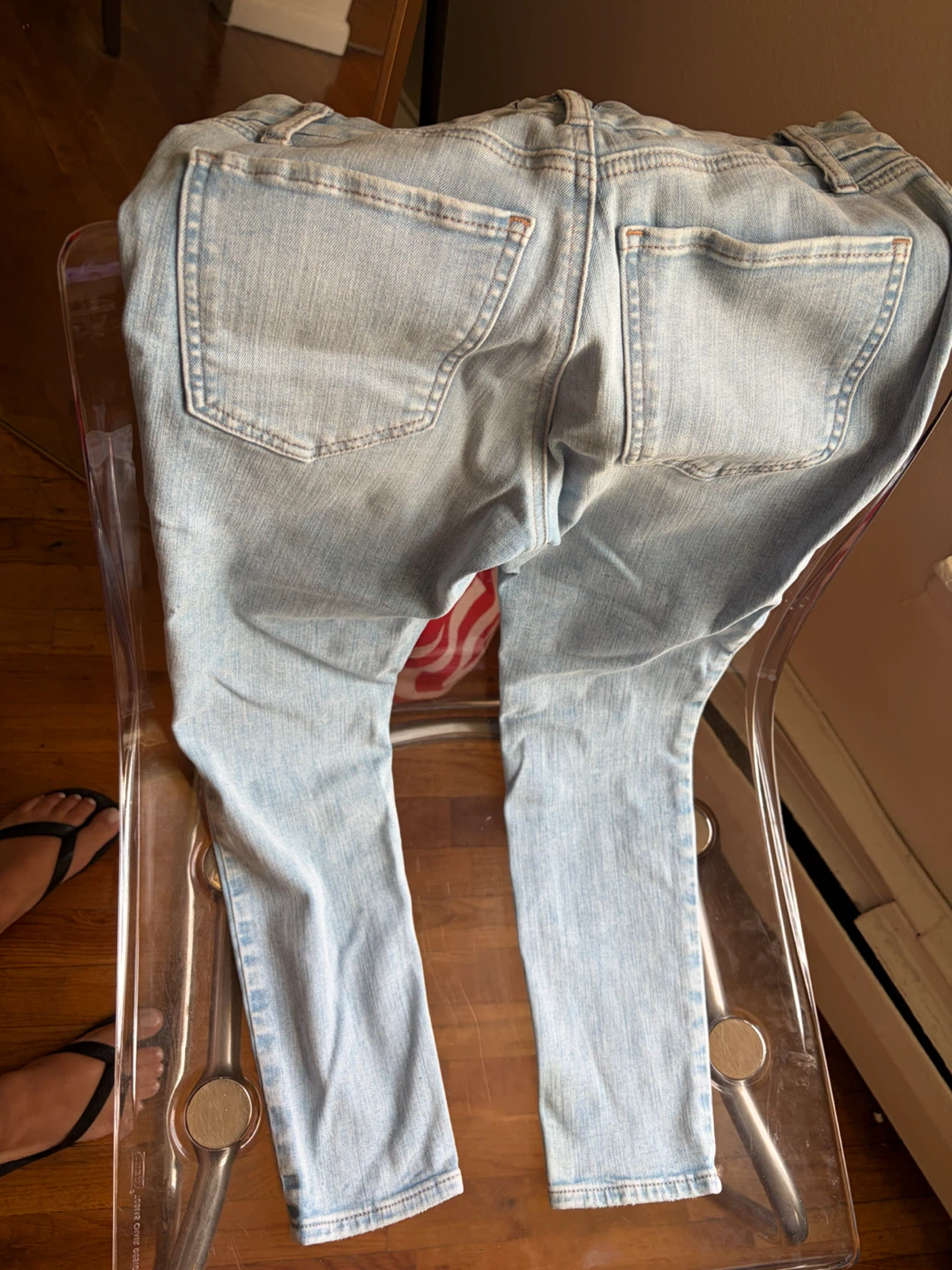 Express Skinny Mid Rise Jeans Size S - photo 3