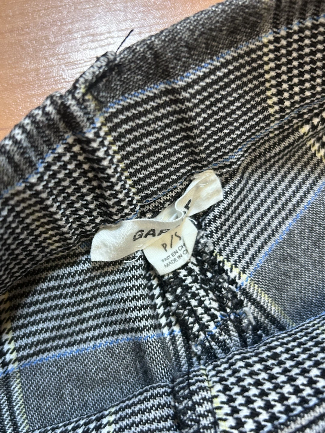 Plaid Pants grey and black - photo 2