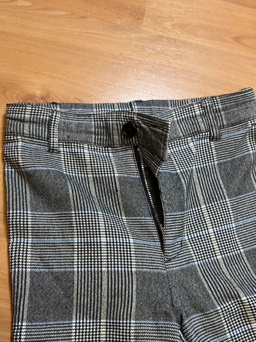 Plaid Pants grey and black - photo 3