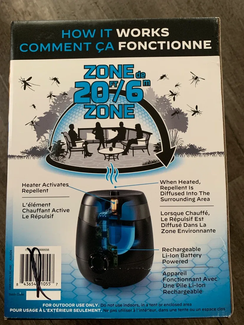 Zone Mosquito Repellent Rechargeable Diffuser Value Pack - photo 3