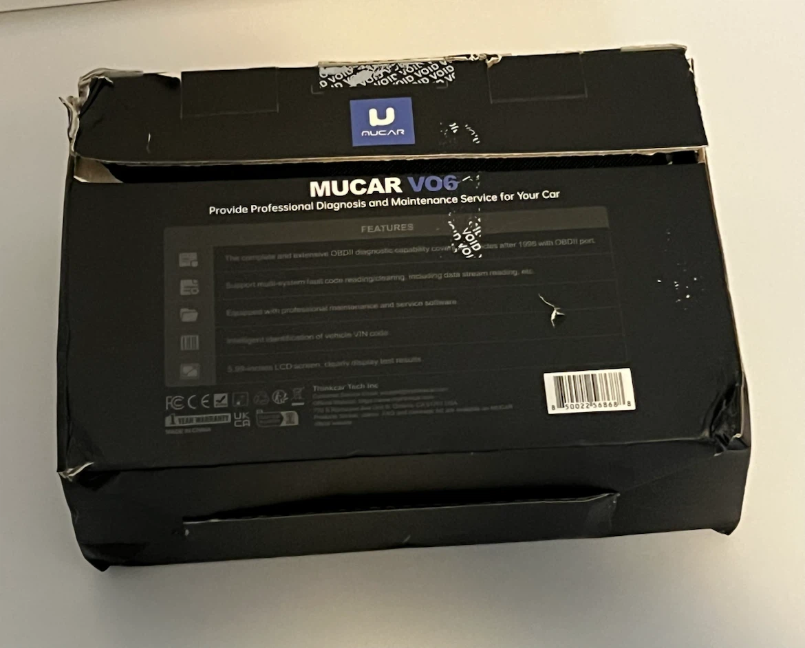 MUCAR VO6 OBD2 Diagnostic Scanner Tool - photo 2
