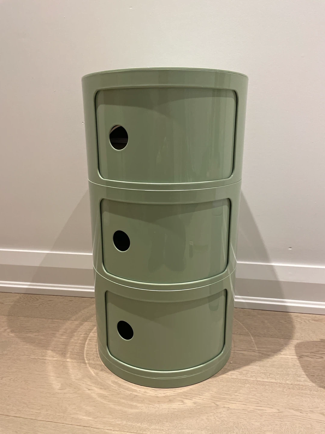 Sage Green 3-Drawer Small Cabinet