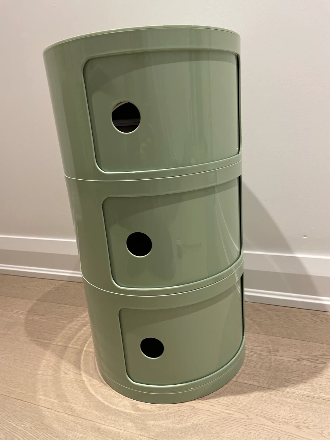Sage Green 3-Drawer Small Cabinet - photo 2